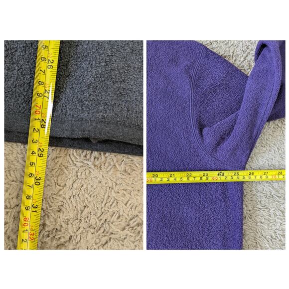 Vintage Disney Eeyore 1/4 Zip Fleece Womens 22W Purple Winter Pooh Igor Holiday - Picture 6 of 8